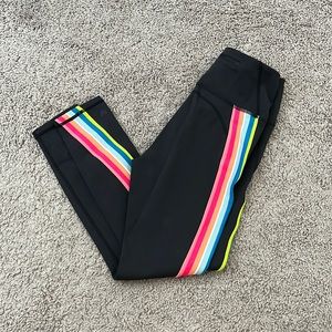 IVL Collective rainbow leggings.